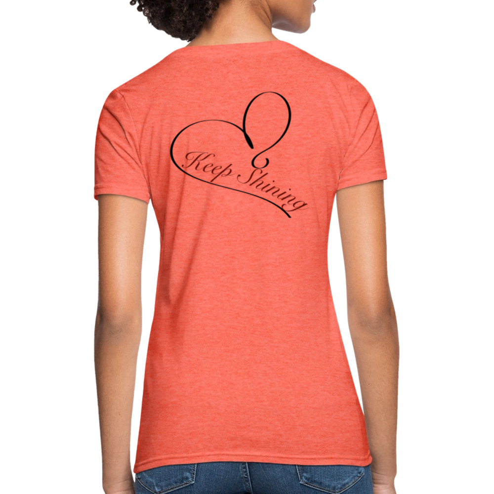 Let Them T-Shirt - heather coral