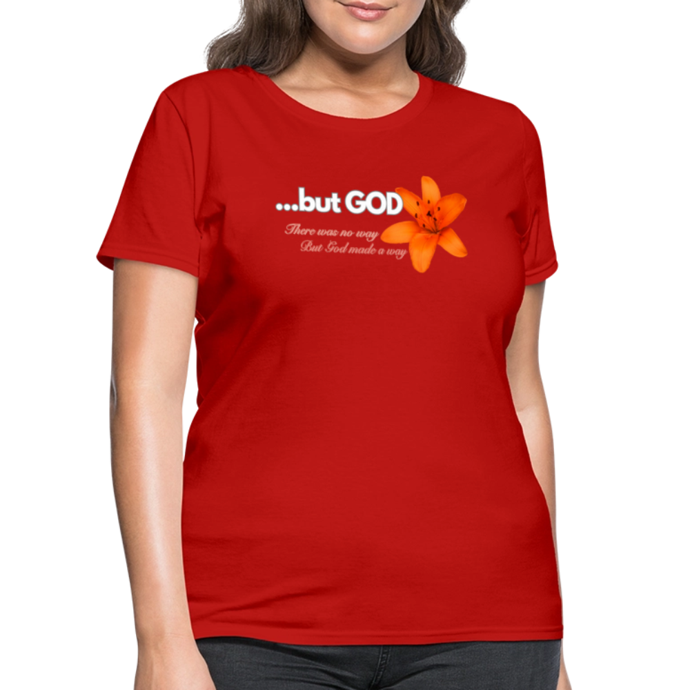 but God T-Shirt - red