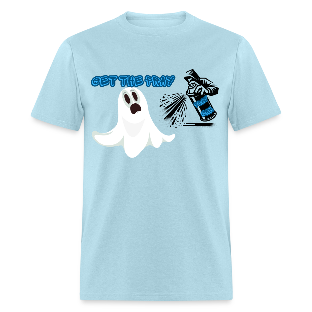 Pray Can T-Shirt - powder blue