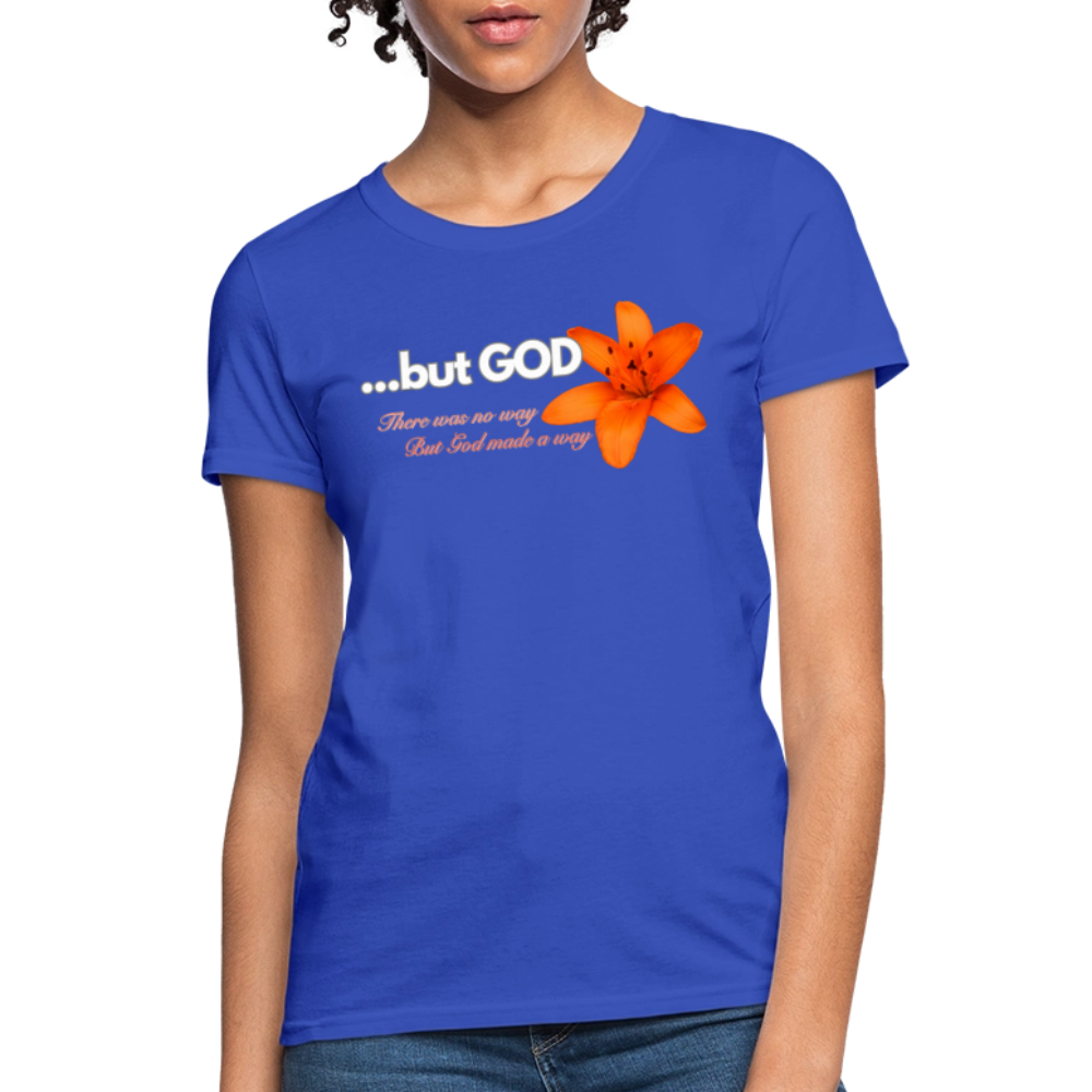 but God T-Shirt - royal blue