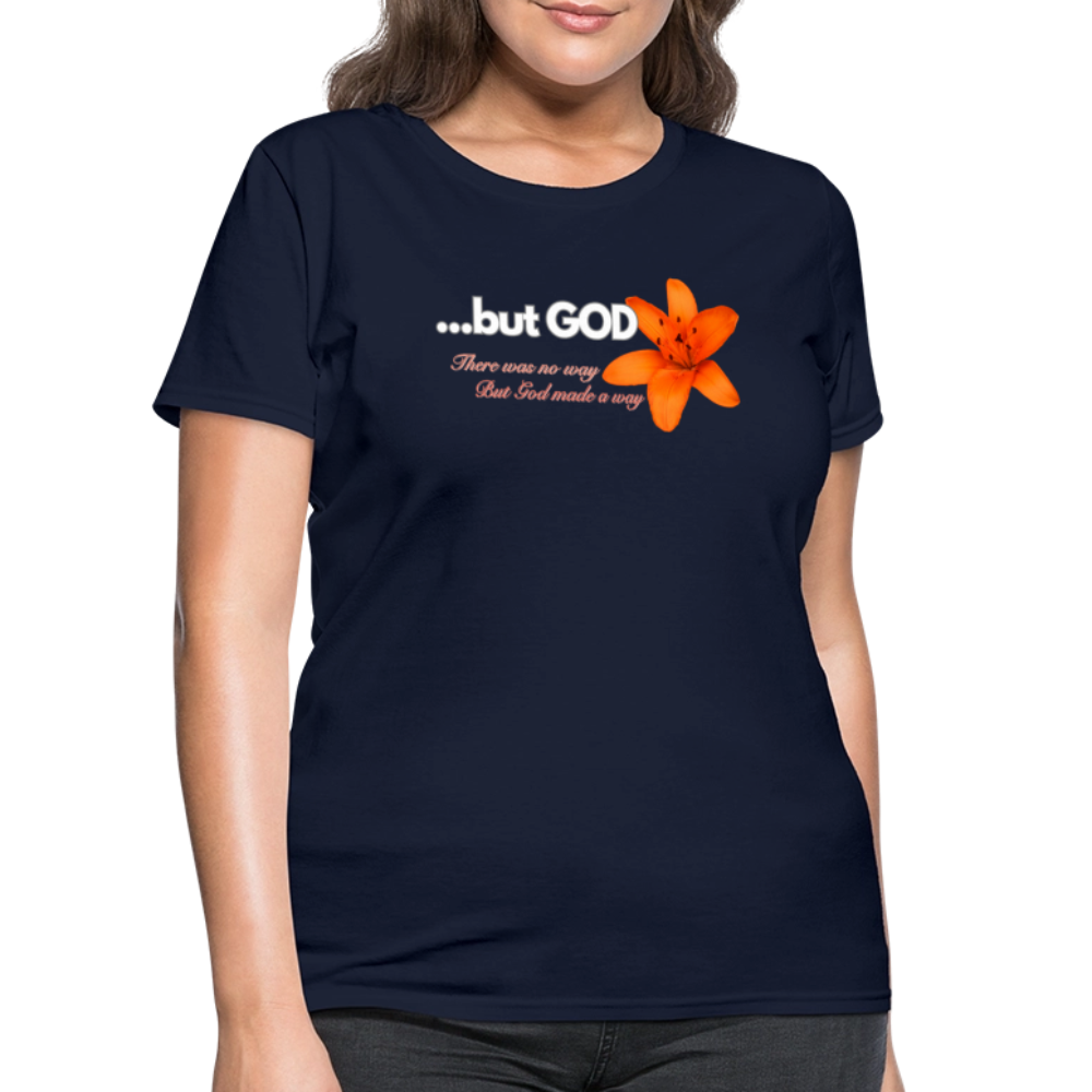 but God T-Shirt - navy