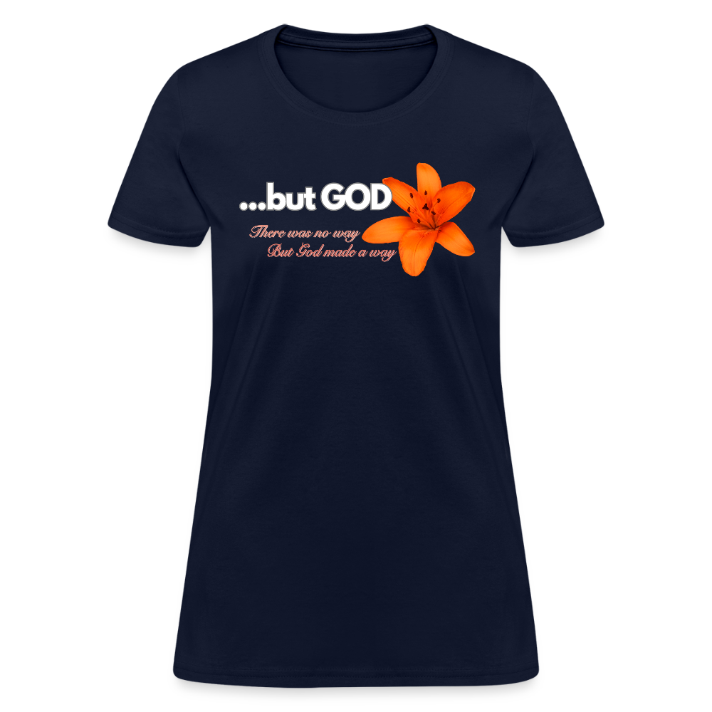 but God T-Shirt - navy