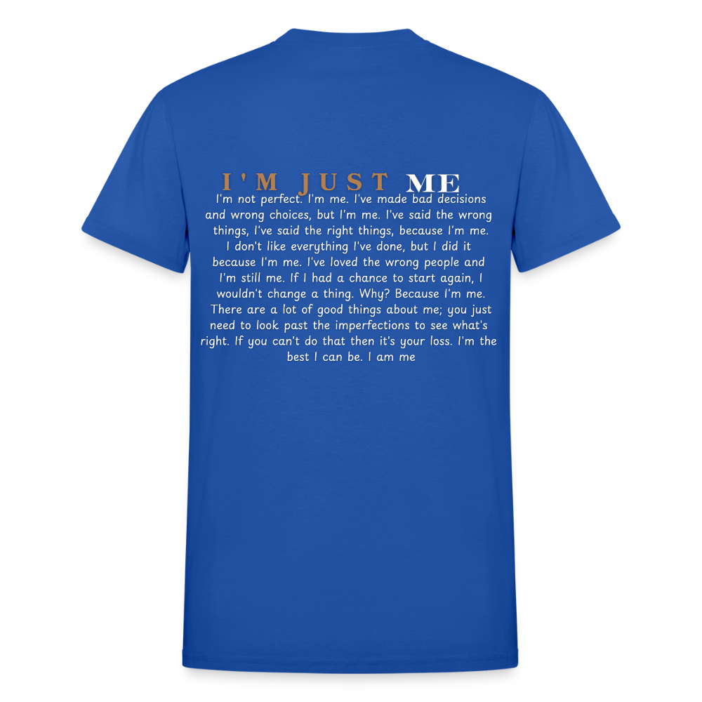 Me Adult T-Shirt - royal blue