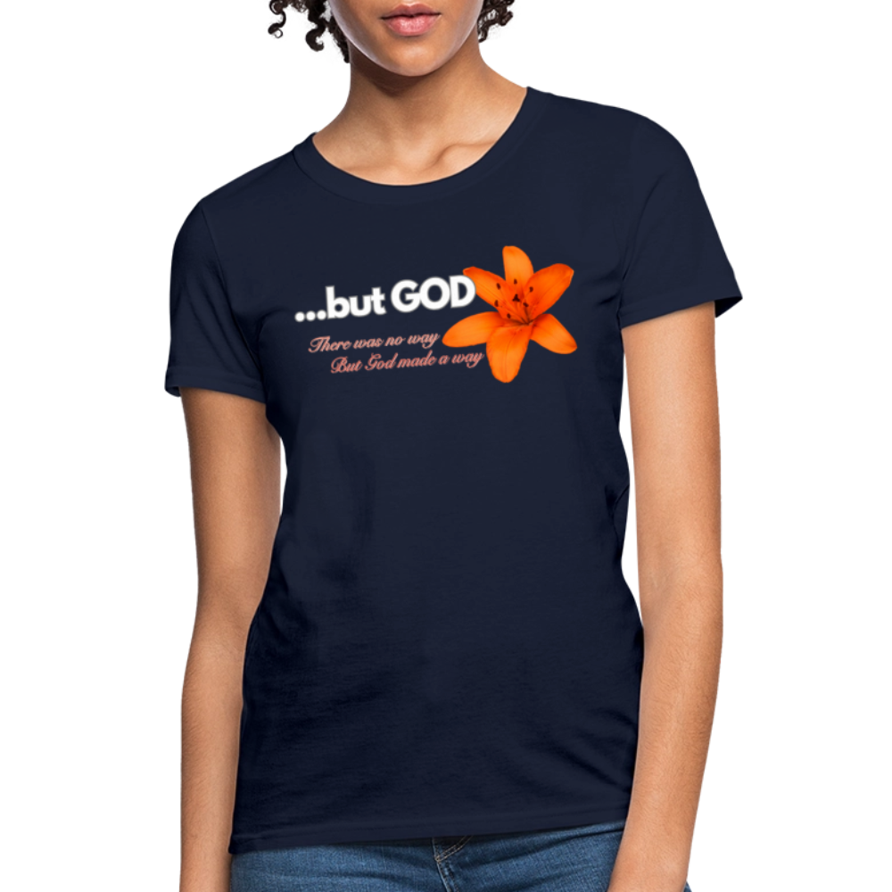but God T-Shirt - navy