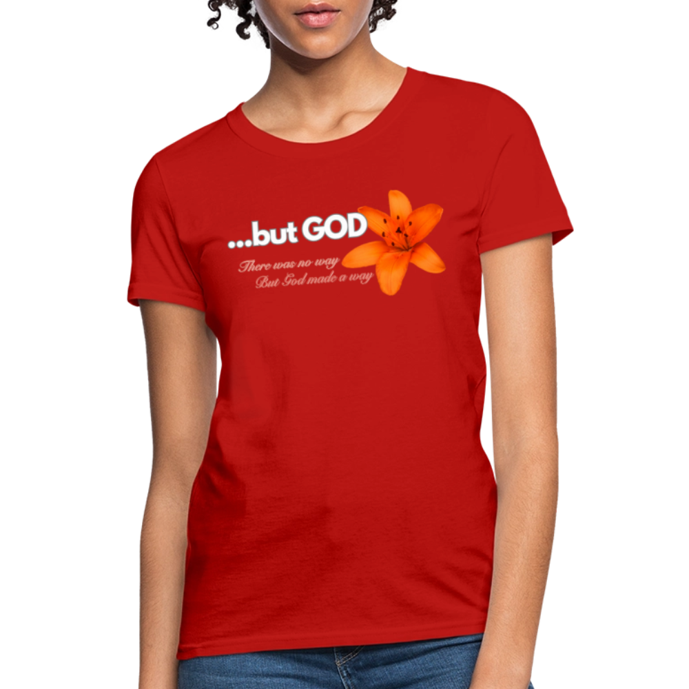 but God T-Shirt - red
