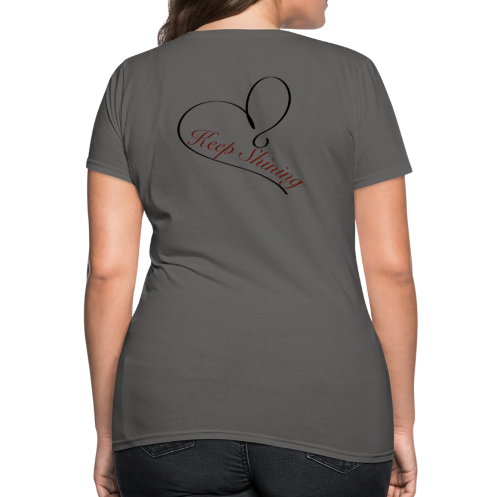 Let Them T-Shirt - charcoal