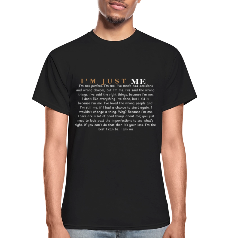 Me Adult T-Shirt - black
