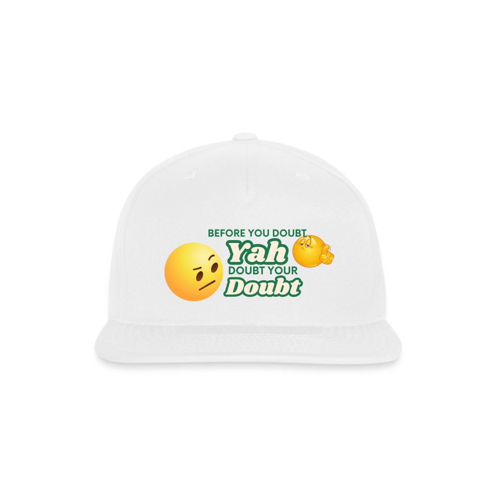Doubt Your Doubt Cap - white