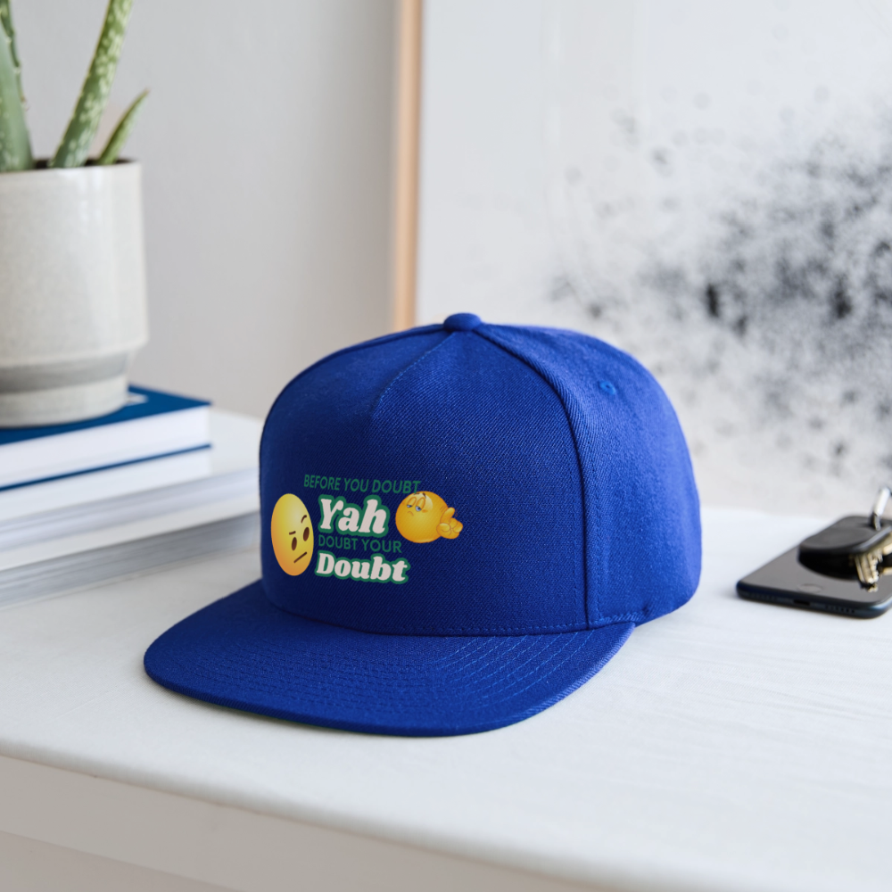 Doubt Your Doubt Cap - royal blue