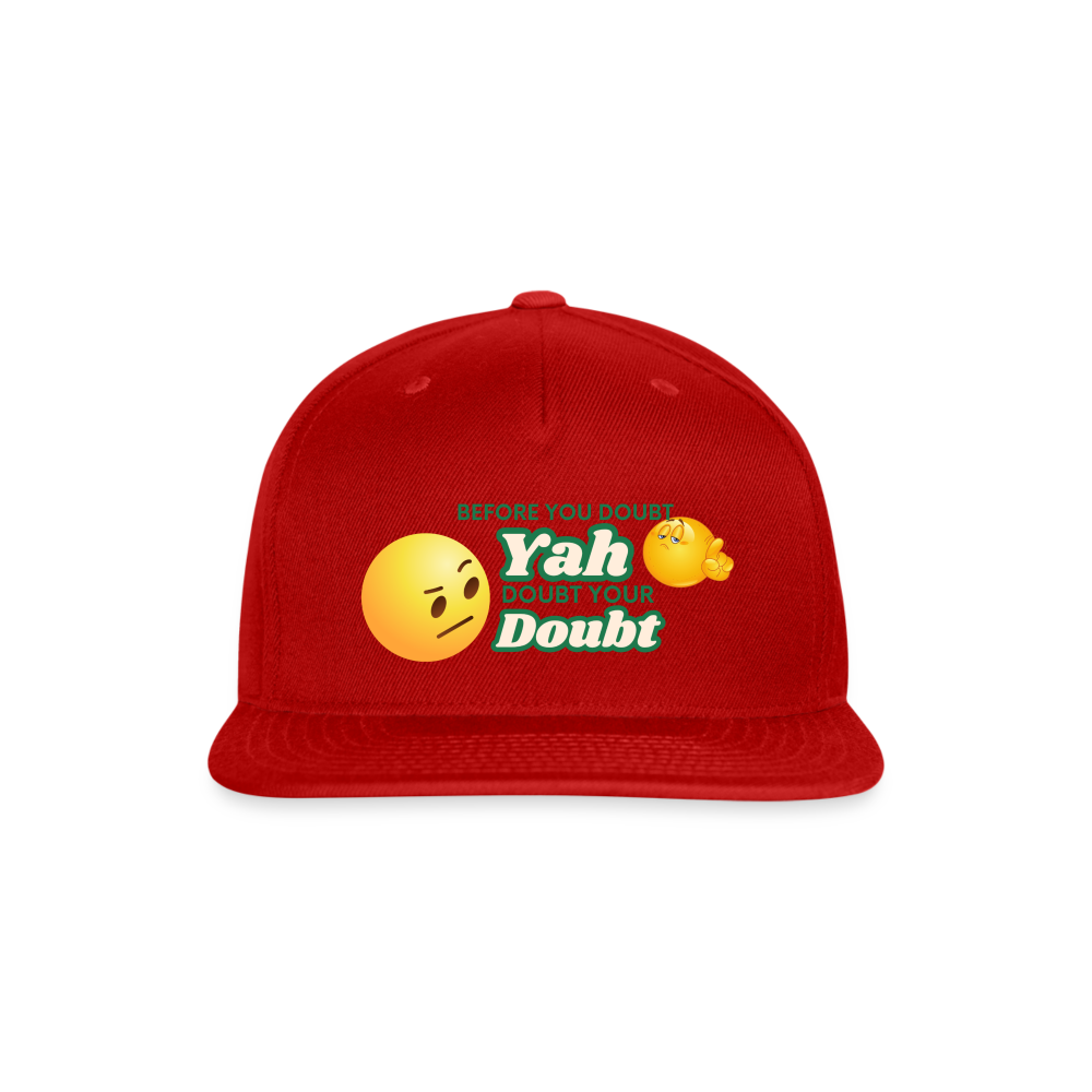 Doubt Your Doubt Cap - red