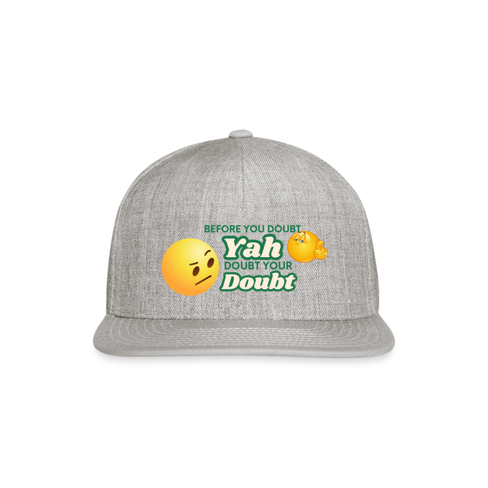 Doubt Your Doubt Cap - heather gray