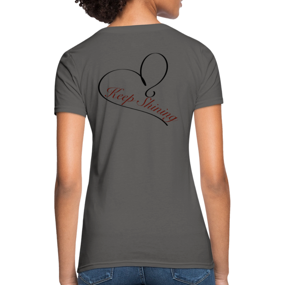 Let Them T-Shirt - charcoal
