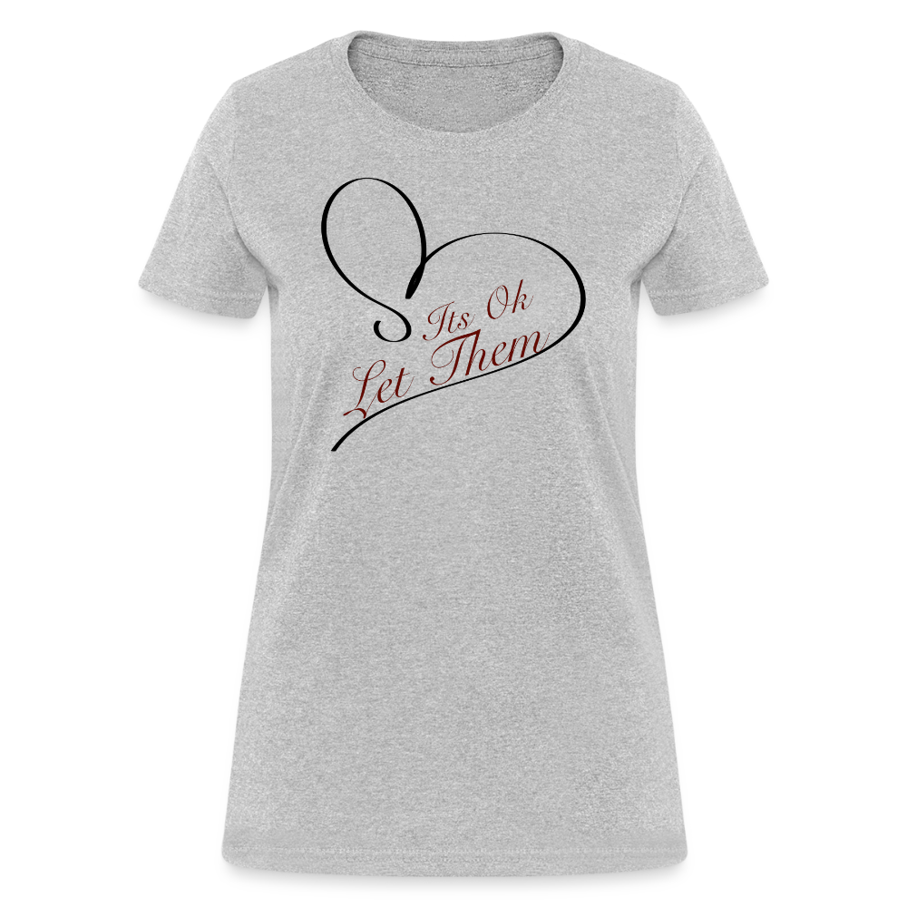 Let Them T-Shirt - heather gray