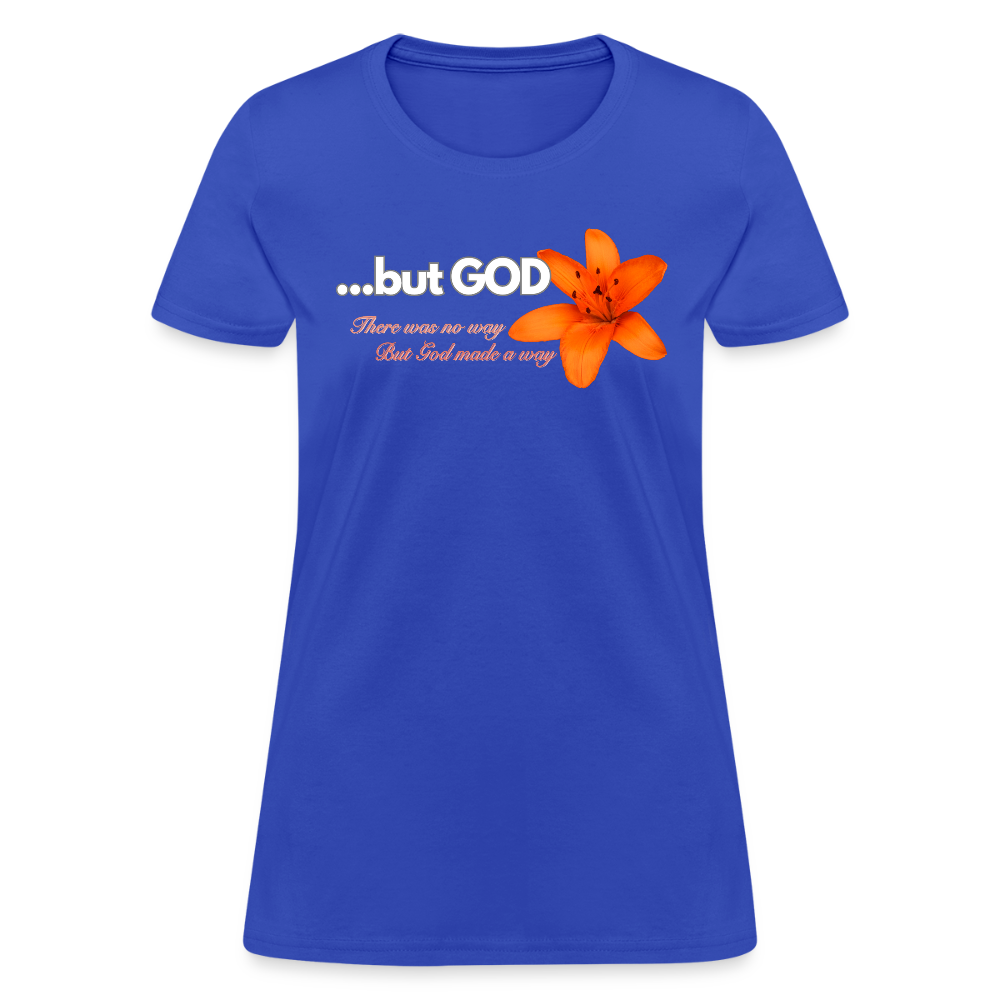 but God T-Shirt - royal blue
