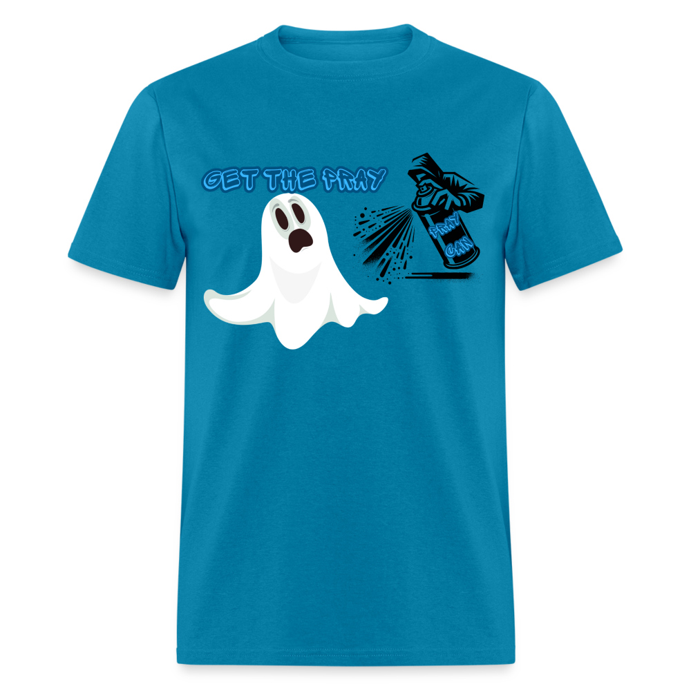 Pray Can T-Shirt - turquoise