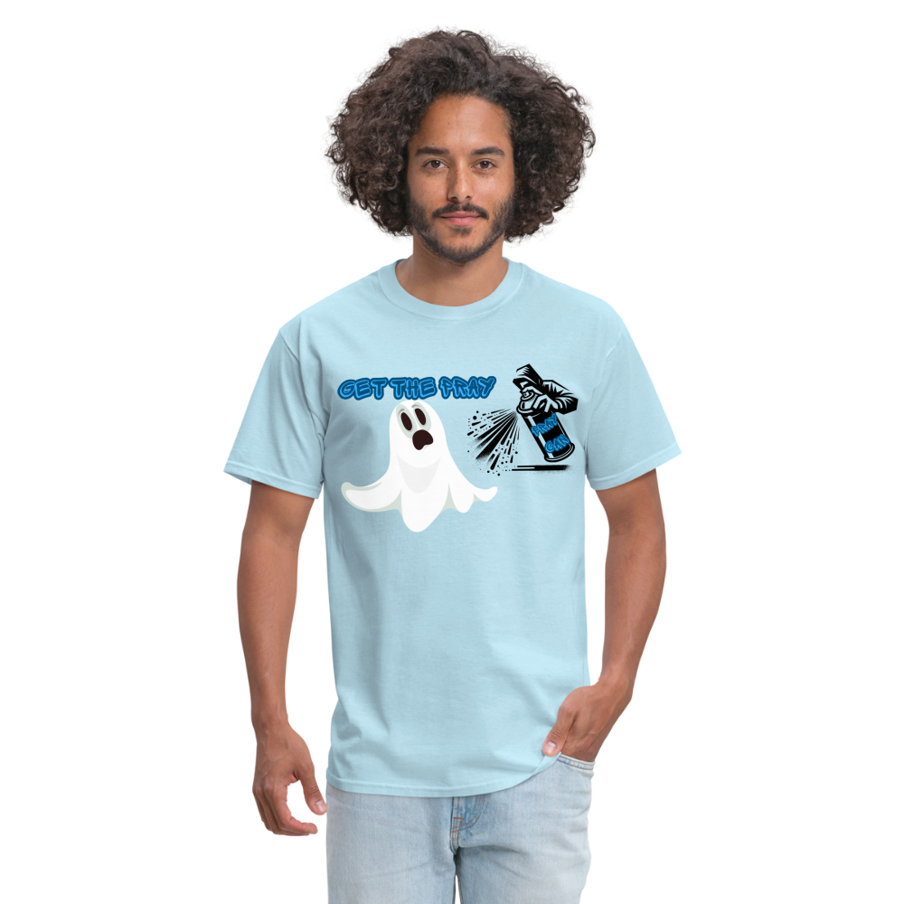 Pray Can T-Shirt - powder blue