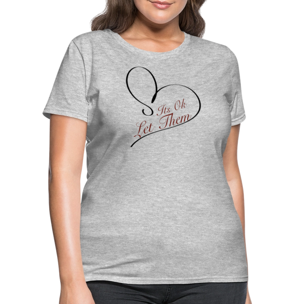 Let Them T-Shirt - heather gray