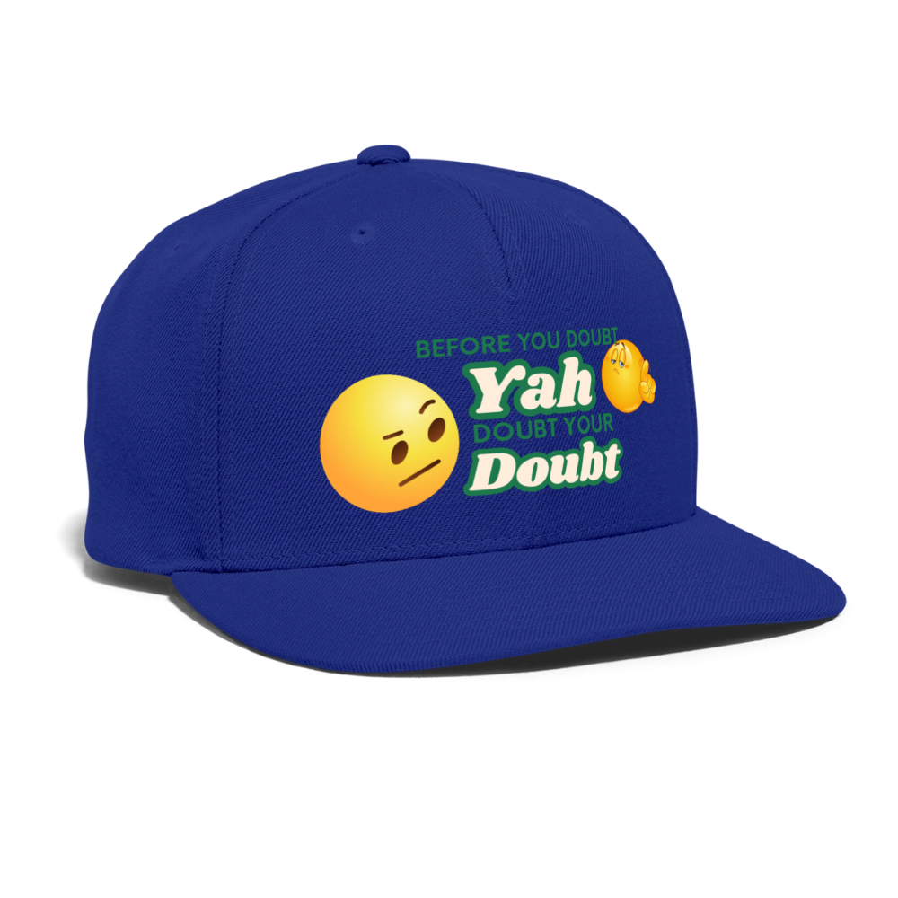 Doubt Your Doubt Cap - royal blue