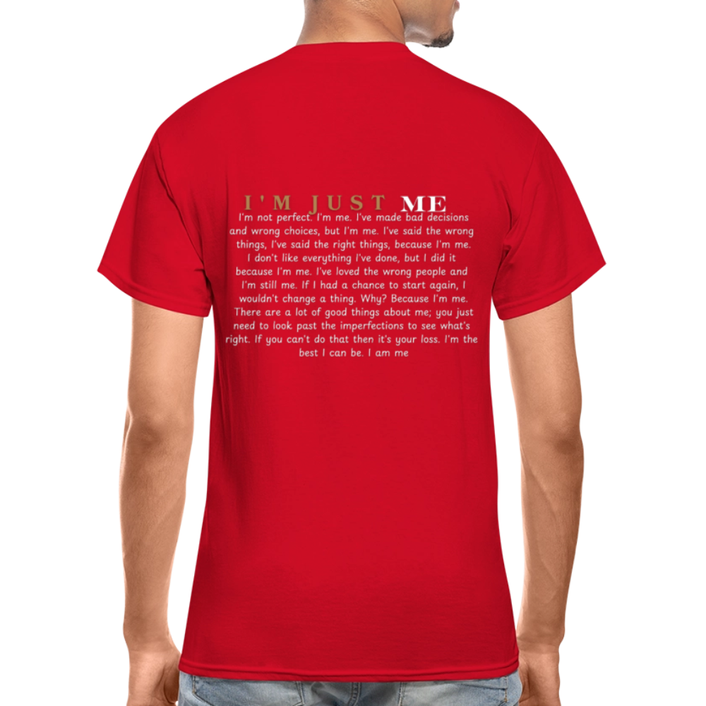Me Adult T-Shirt - red