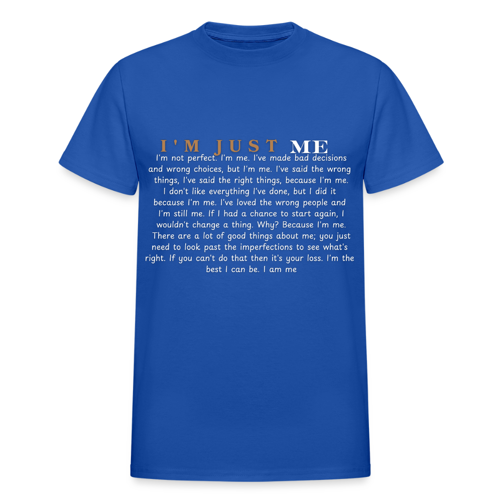Me Adult T-Shirt - royal blue