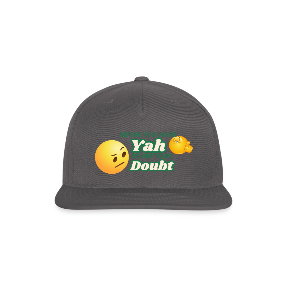 Doubt Your Doubt Cap - dark grey