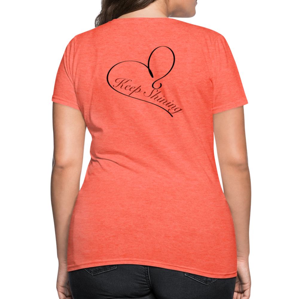 Let Them T-Shirt - heather coral