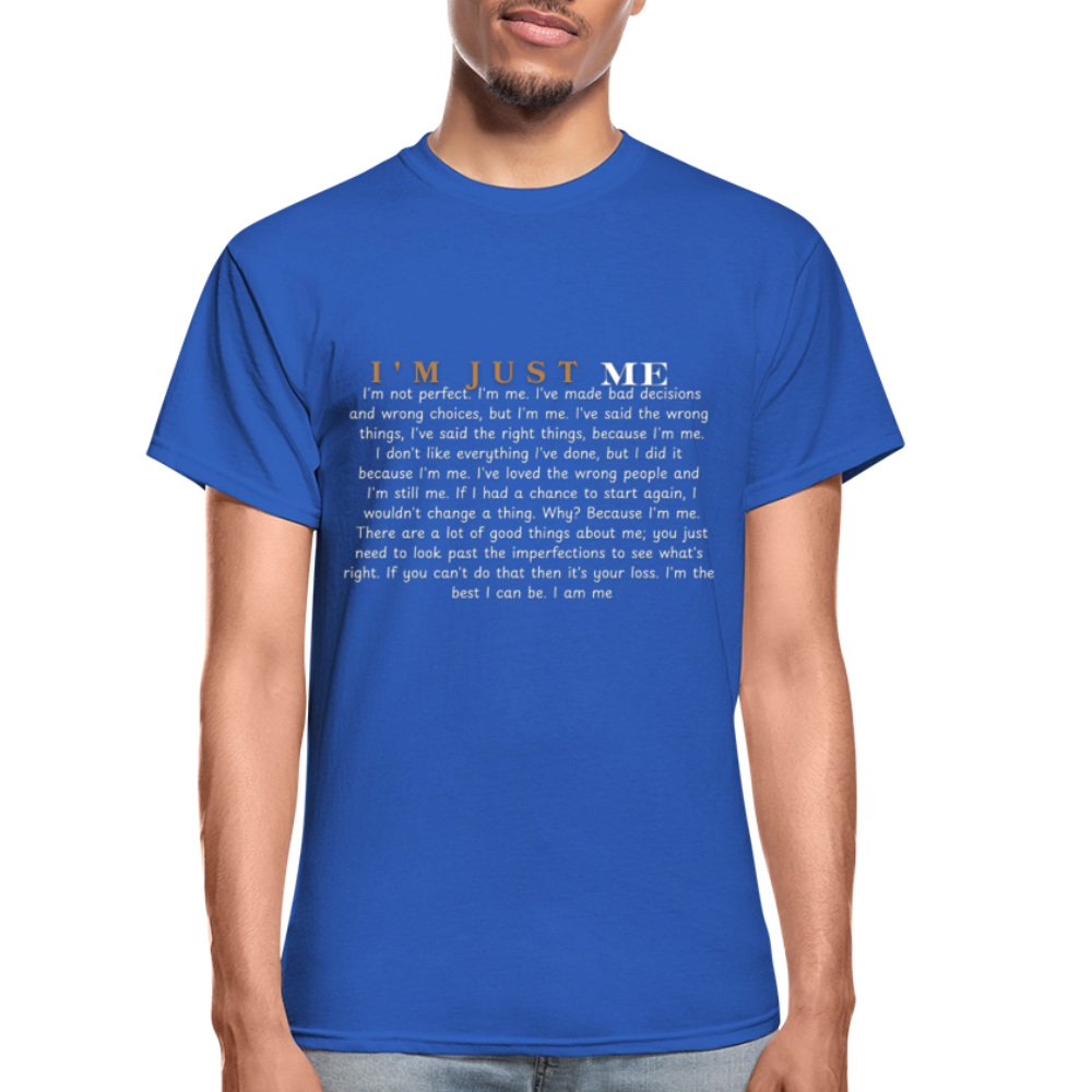 Me Adult T-Shirt - royal blue