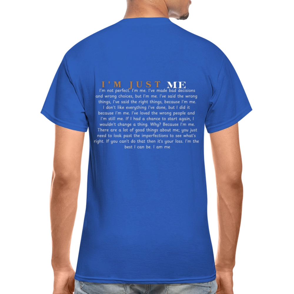Me Adult T-Shirt - royal blue