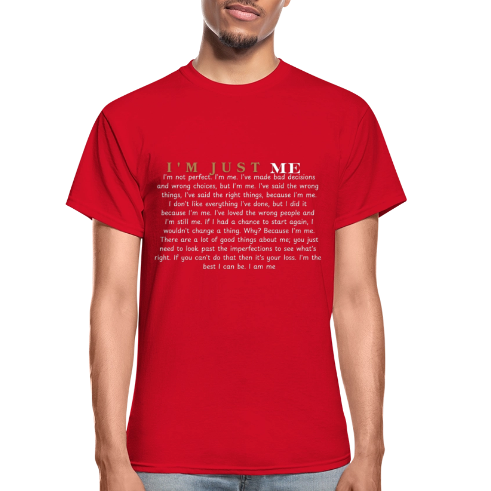 Me Adult T-Shirt - red