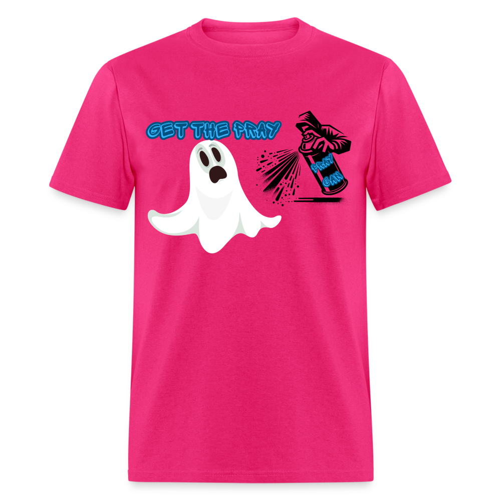 Pray Can T-Shirt - fuchsia