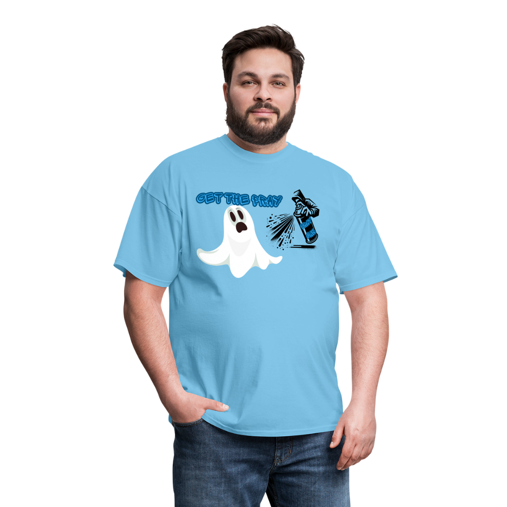 Pray Can T-Shirt - aquatic blue