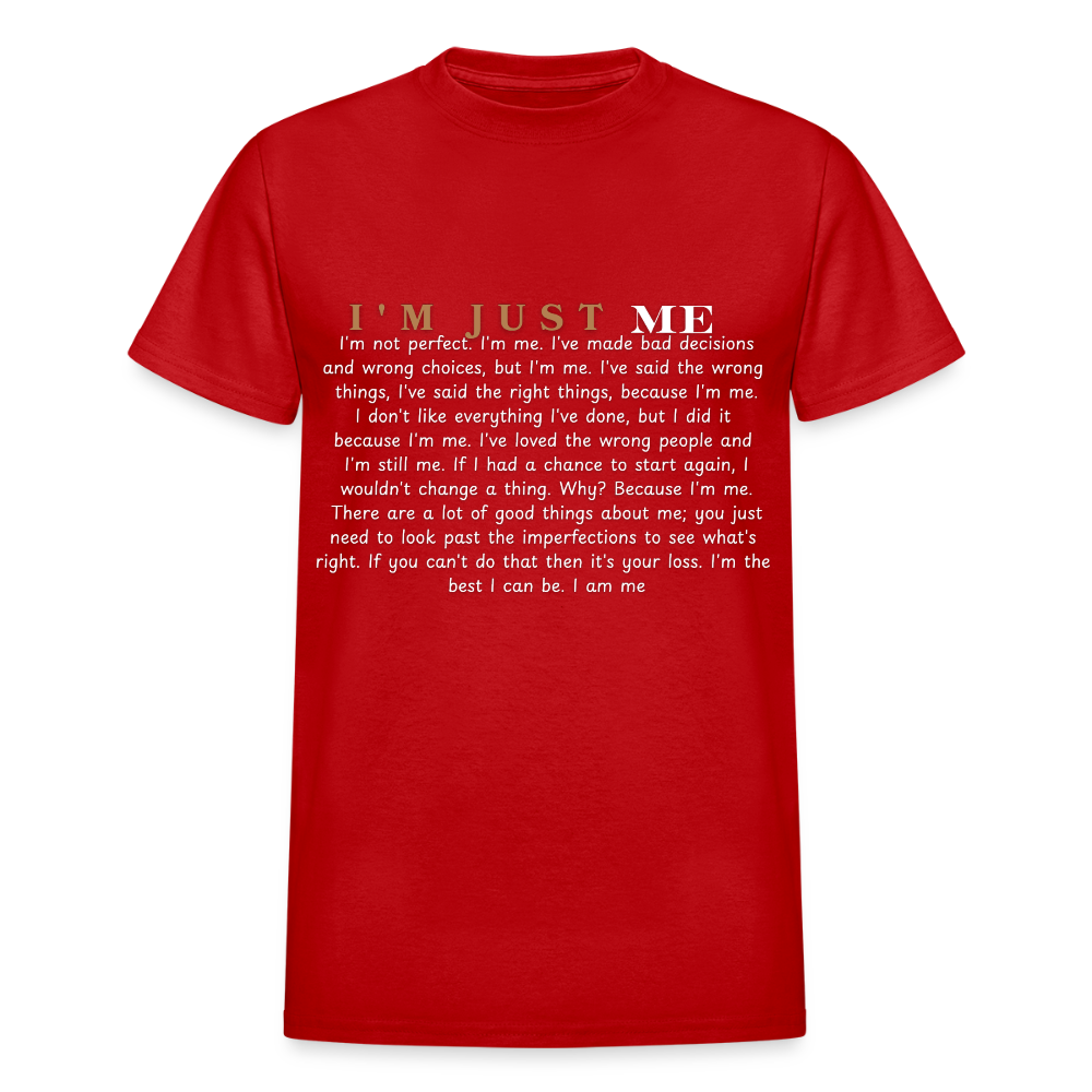 Me Adult T-Shirt - red
