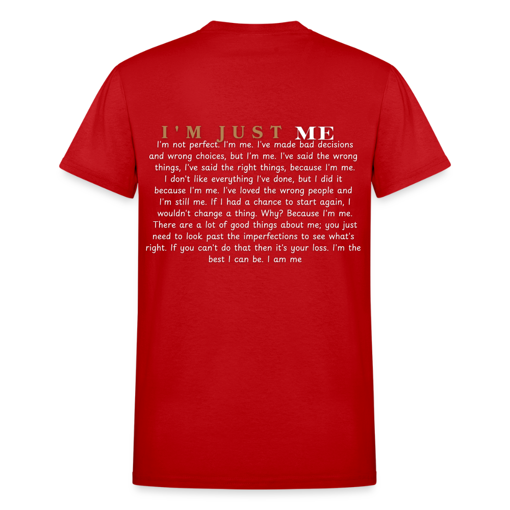 Me Adult T-Shirt - red