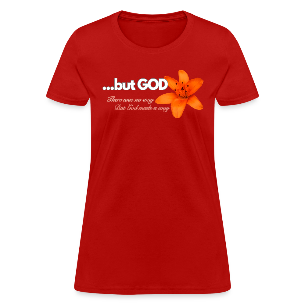 but God T-Shirt - red