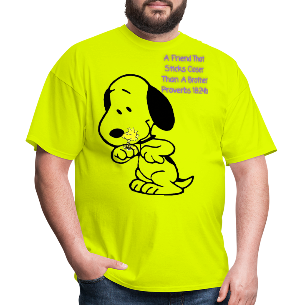 Friend T-Shirt - safety green