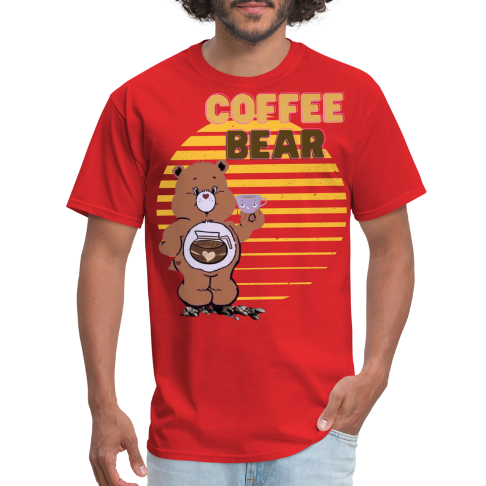 Coffee Bear T-Shirt - red