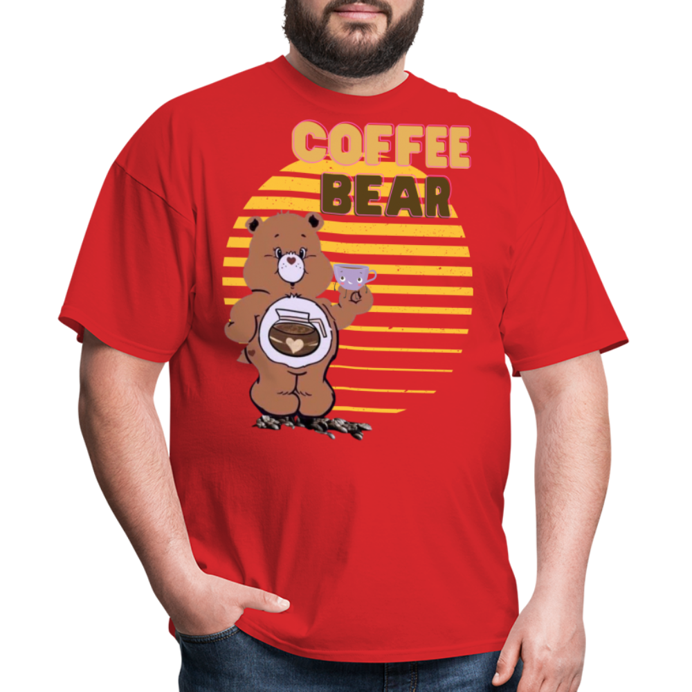 Coffee Bear T-Shirt - red