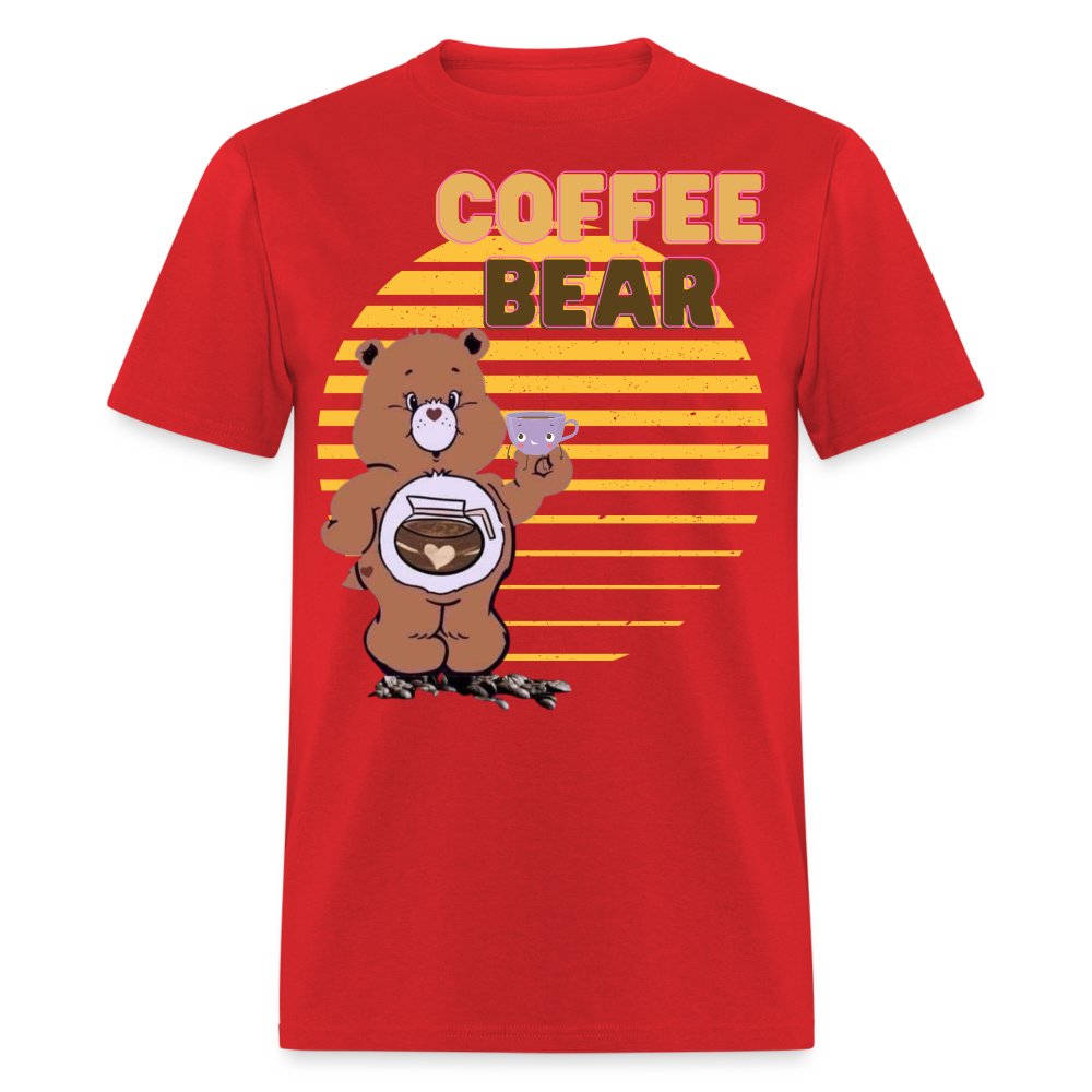 Coffee Bear T-Shirt - red