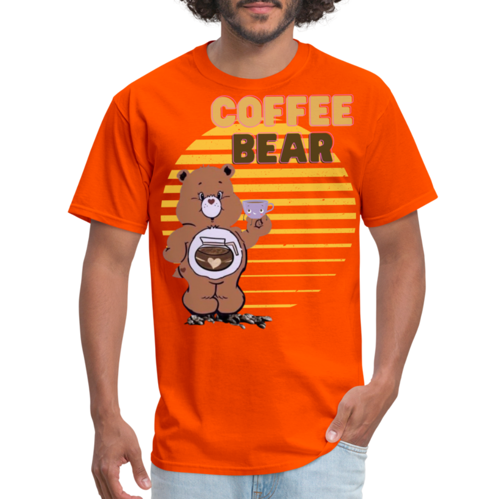 Coffee Bear T-Shirt - orange