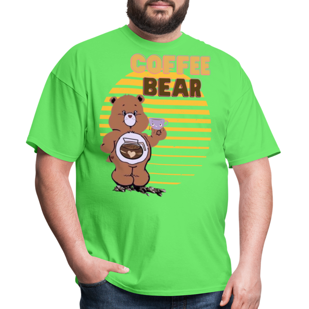 Coffee Bear T-Shirt - kiwi