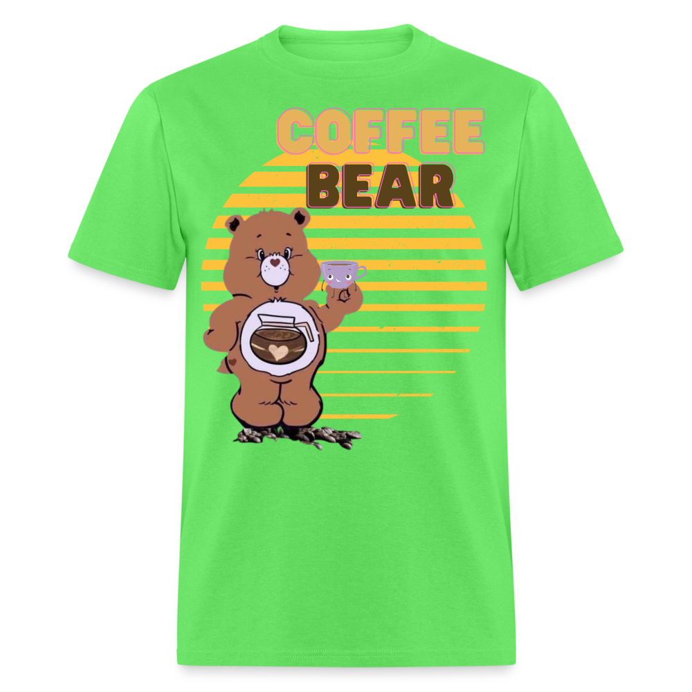 Coffee Bear T-Shirt - kiwi