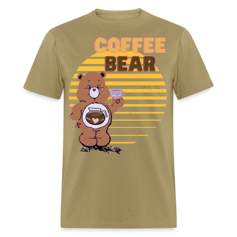 Coffee Bear 2 T-Shirt - khaki