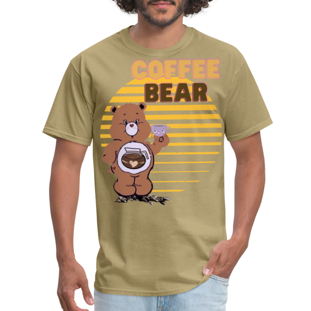 Coffee Bear 2 T-Shirt - khaki
