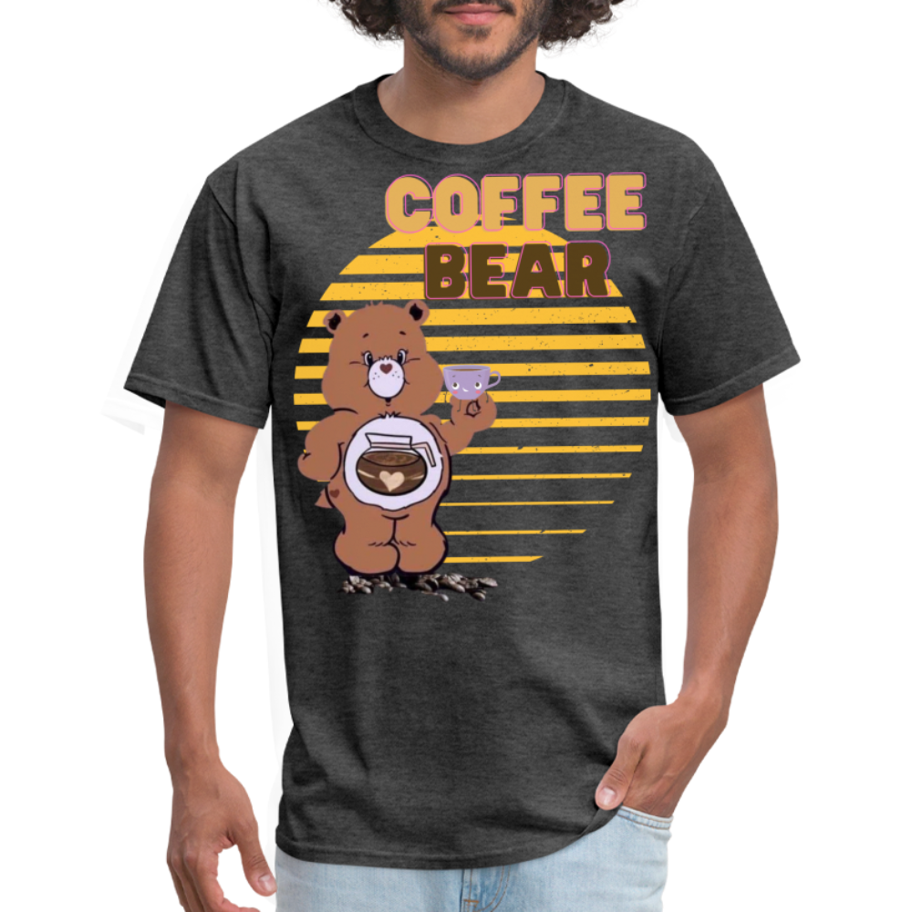 Coffee Bear 2 T-Shirt - heather black