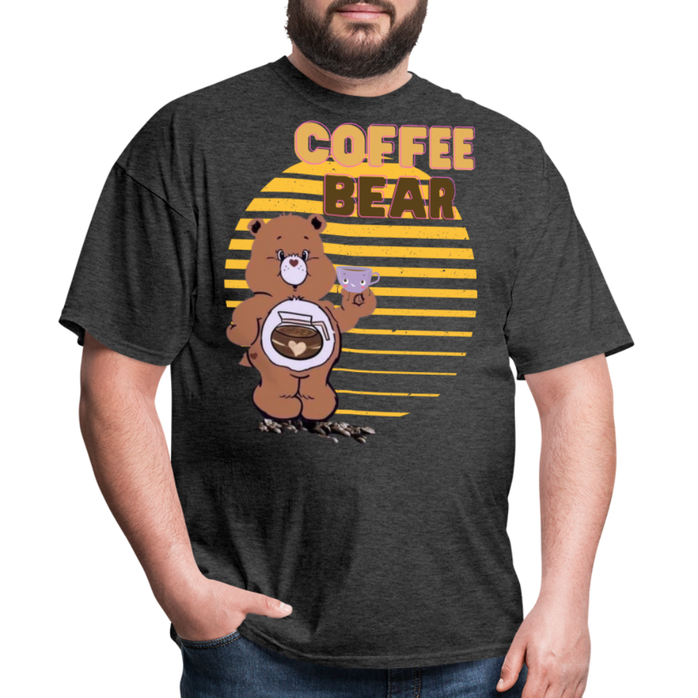 Coffee Bear 2 T-Shirt - heather black
