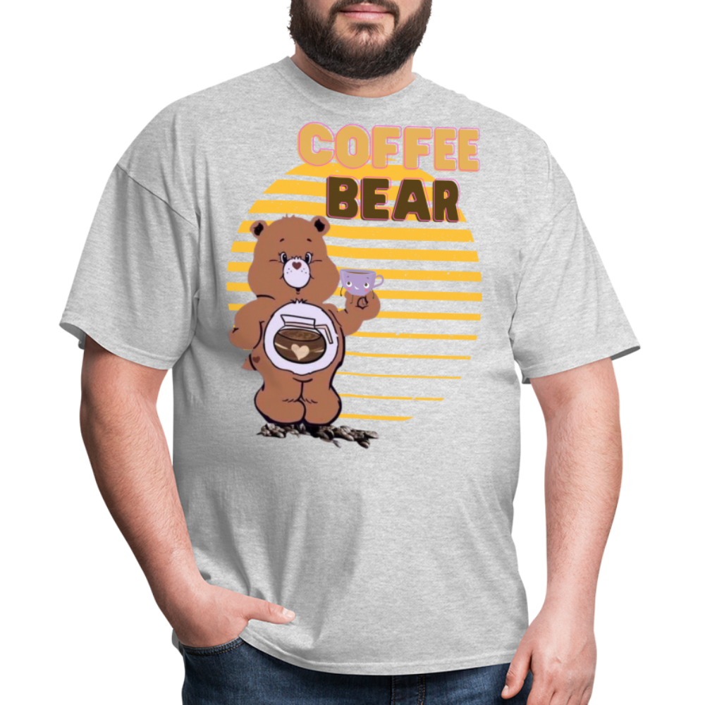 Coffee Bear 2 T-Shirt - heather gray