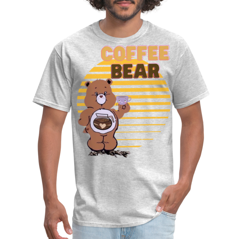 Coffee Bear 2 T-Shirt - heather gray
