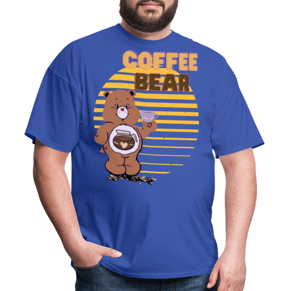 Coffee Bear 2 T-Shirt - royal blue