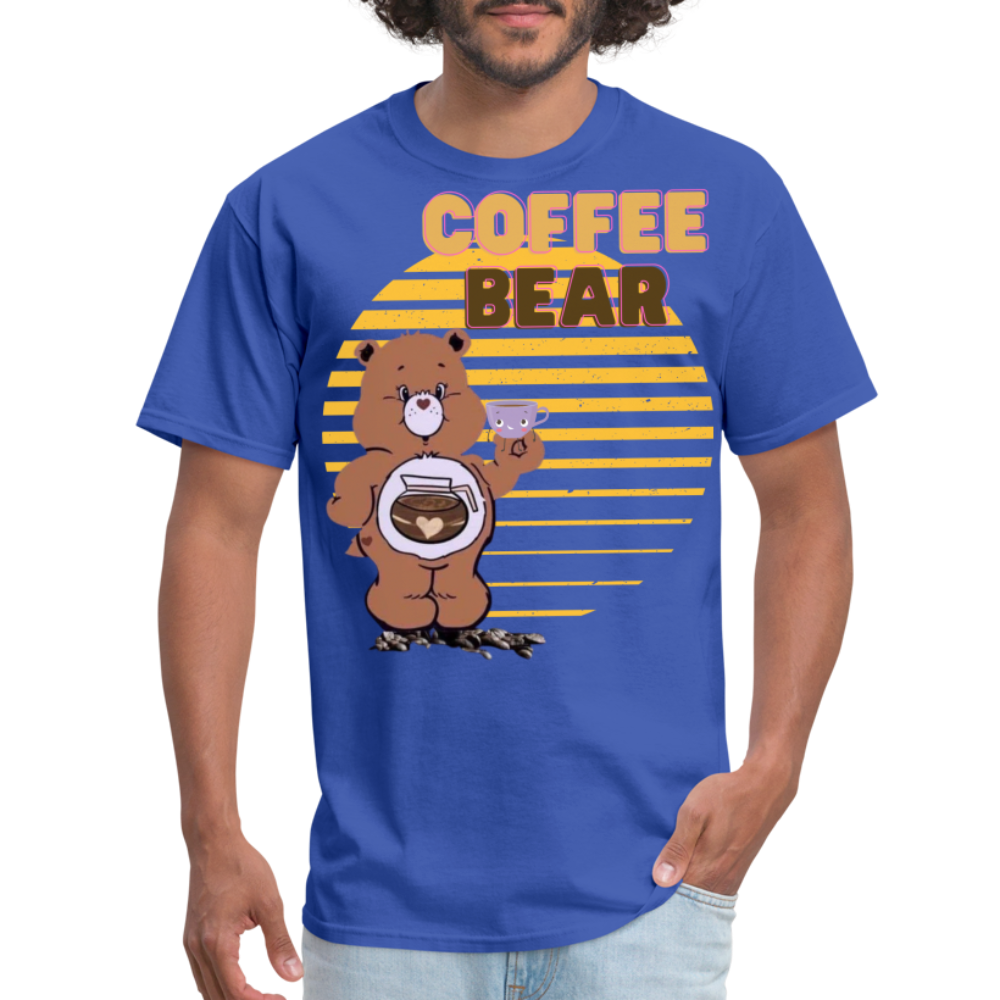 Coffee Bear 2 T-Shirt - royal blue