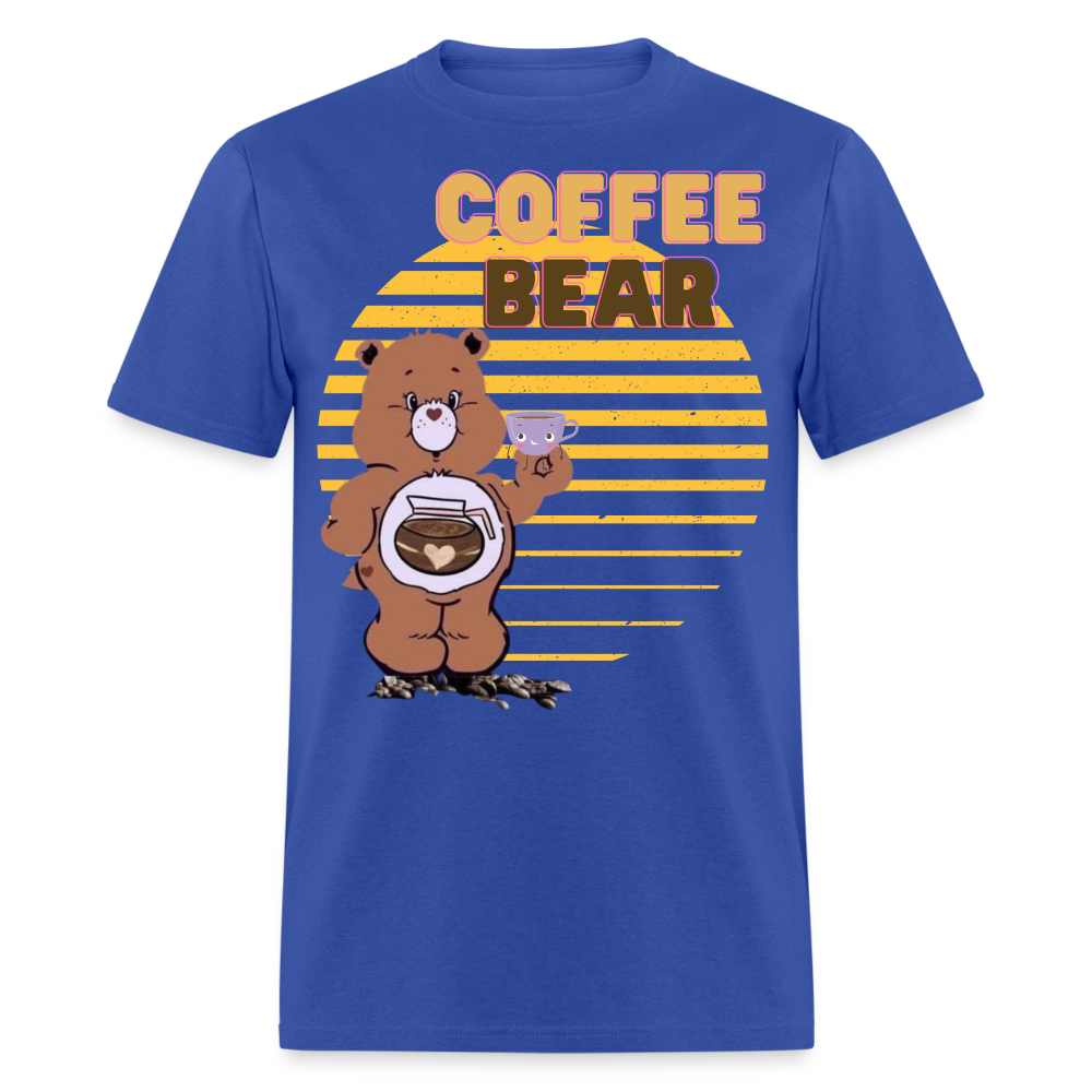 Coffee Bear 2 T-Shirt - royal blue